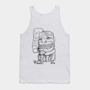 Electioneering Illustrated Lyrics Tank Top